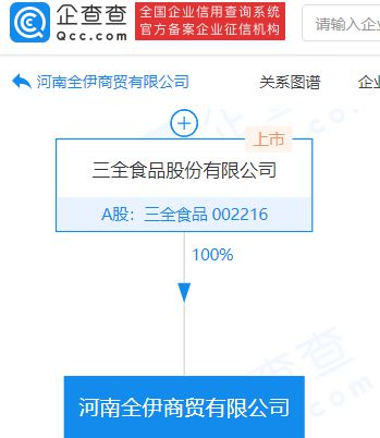 三全食品于河南成立商貿(mào)新公司,經(jīng)營范圍含煙草制品零售等